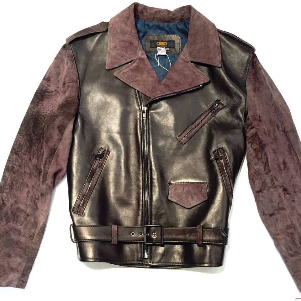 G-Gator Black Lavender Jungle Suede Biker Jacket - Dudes Boutique