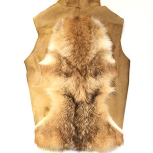 Jakewood Natural Pony Hair/Fox Vest - Dudes Boutique