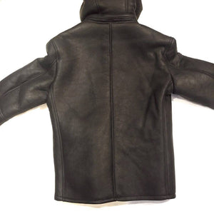 Jakewood Black Shearling Biker Style Jacket - Dudes Boutique