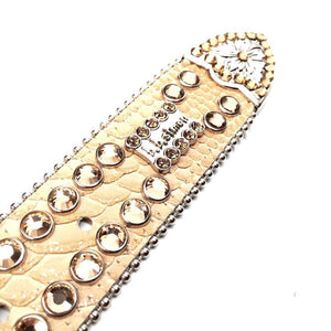 b.b. Simon King Python Crystal Belt - Dudes Boutique