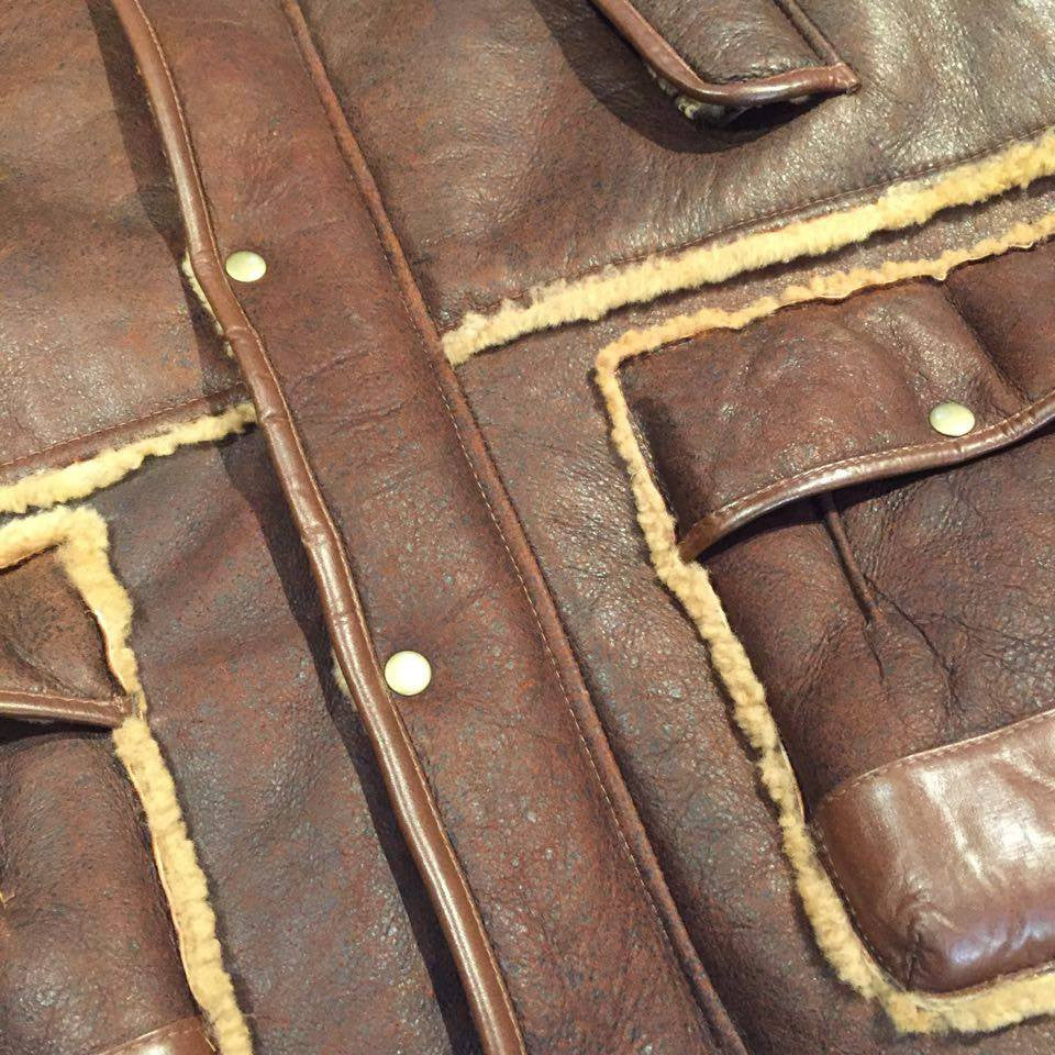 Jakewood Tobacco Brown Shearling Coat - Dudes Boutique