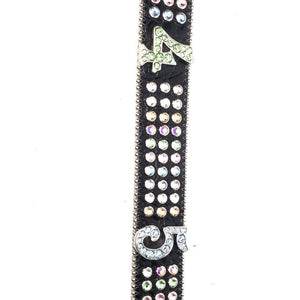 b.b. Simon Fully Loaded 'Numbers' Swarovski Crystal Belt - Dudes Boutique