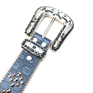 b.b. Simon Ocean Cross Crystal Belt - Dudes Boutique
