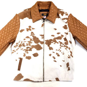 G-Gator Quilted Pony Hair Bomber Jacket - Dudes Boutique
