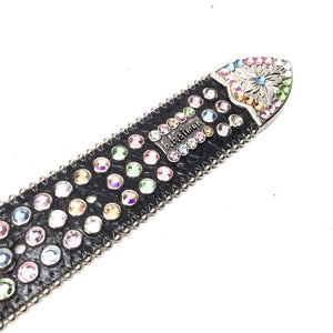 b.b. Simon Fully Loaded 'Numbers' Swarovski Crystal Belt - Dudes Boutique