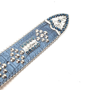 b.b. Simon Ocean Cross Crystal Belt - Dudes Boutique