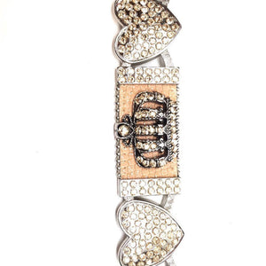 b.b. Simon King Python Crystal Belt - Dudes Boutique