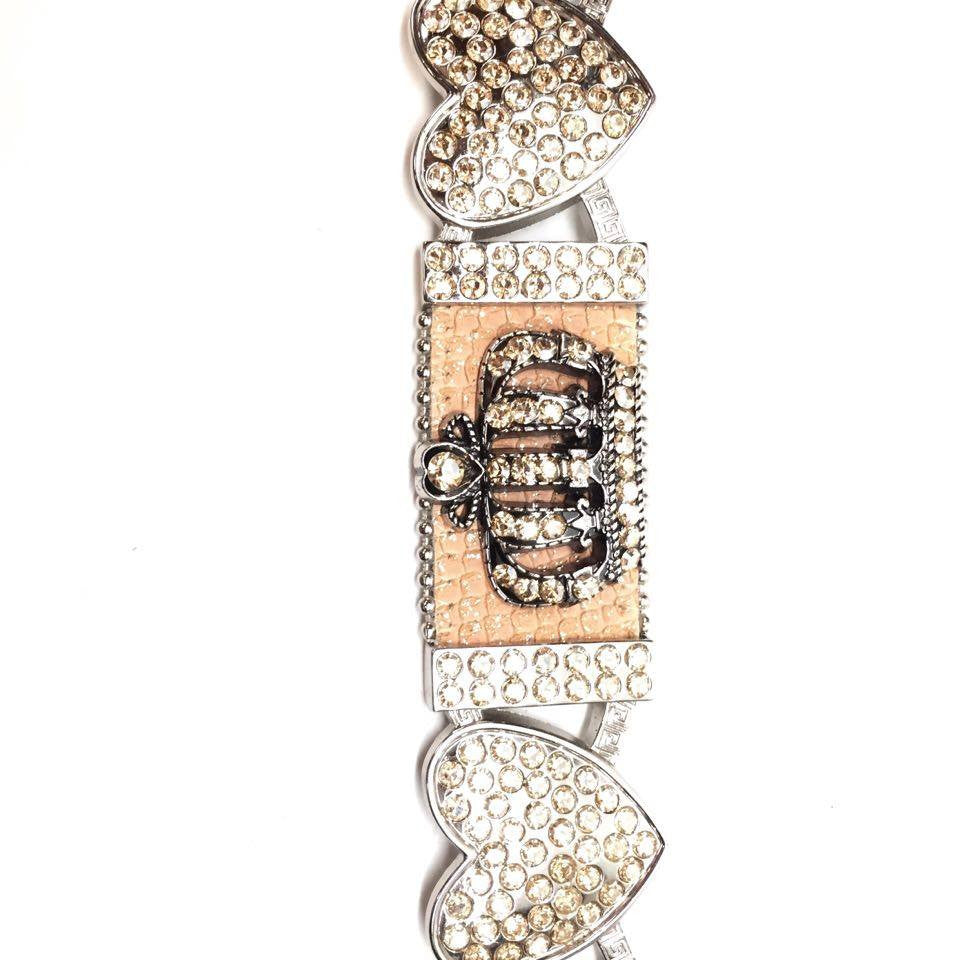 b.b. Simon King Python Crystal Belt - Dudes Boutique