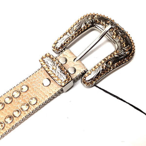 b.b. Simon King Python Crystal Belt - Dudes Boutique
