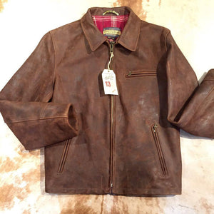 Schott NYC P673 Tobacco 'Perfecto' Strong Cowhide Jacket - Dudes Boutique