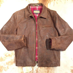Schott NYC P673 Tobacco 'Perfecto' Strong Cowhide Jacket - Dudes Boutique