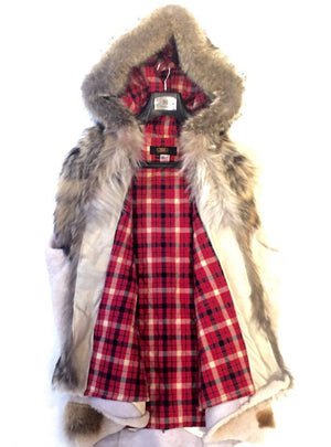 Jakewood Men's Plush Fox Tail Shearling Vest - Dudes Boutique