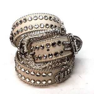 b.b. Simon "Natural Crown" Crystal Belt - Dudes Boutique