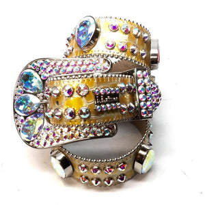 b.b. Simon "Honey Comb" Crystal Belt - Dudes Boutique