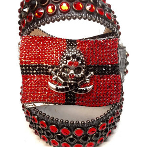 b.b. Simon "Pirate" Crystal Belt - Dudes Boutique