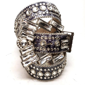 b.b. Simon "Big Block" Crystal Belt - Dudes Boutique