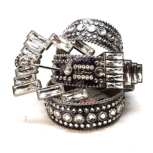 b.b. Simon "Big Block" Crystal Belt - Dudes Boutique