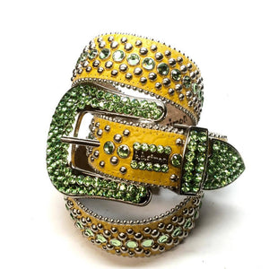 b.b. Simon "Lime & Lemon" Crystal Belt - Dudes Boutique