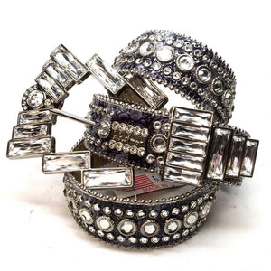 b.b. Simon "Big Block" Crystal Belt - Dudes Boutique