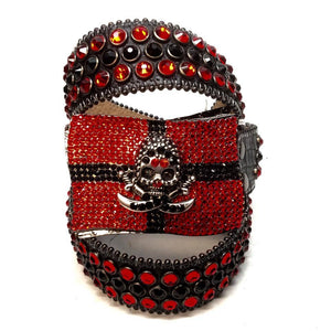 b.b. Simon "Pirate" Crystal Belt - Dudes Boutique