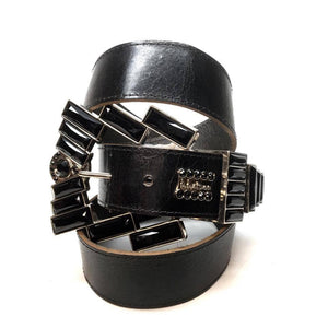 b.b. Simon "Big Black Block" Crystal Belt - Dudes Boutique