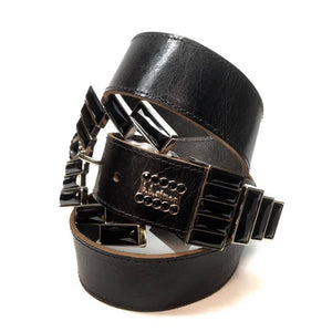 b.b. Simon "Big Black Block" Crystal Belt - Dudes Boutique