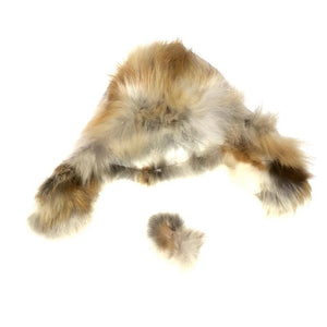 Natural Red Fox Aviator Hat - Dudes Boutique