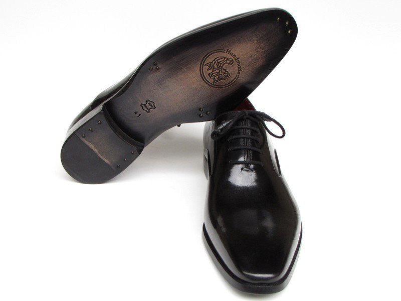 Paul Parkman Men's Black Oxford Leather Upper And Leather Sole - Dudes Boutique