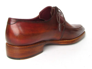 Paul Parkman Brown Goodyear Welted Square Toe Apron Derby Shoes - Dudes Boutique