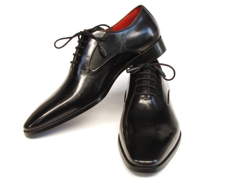 Paul Parkman Men's Black Oxford Leather Upper And Leather Sole - Dudes Boutique