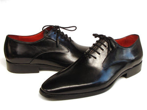 Paul Parkman Men's Black Oxford Leather Upper And Leather Sole - Dudes Boutique