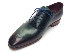 Paul Parkman Green & Purple Handmade Oxfords - Dudes Boutique