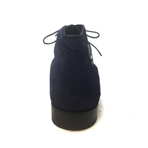 Mauri 2831 "Chicago" Ostrich Leg/Hornback Tail/Calf Ankle Boot - Dudes Boutique