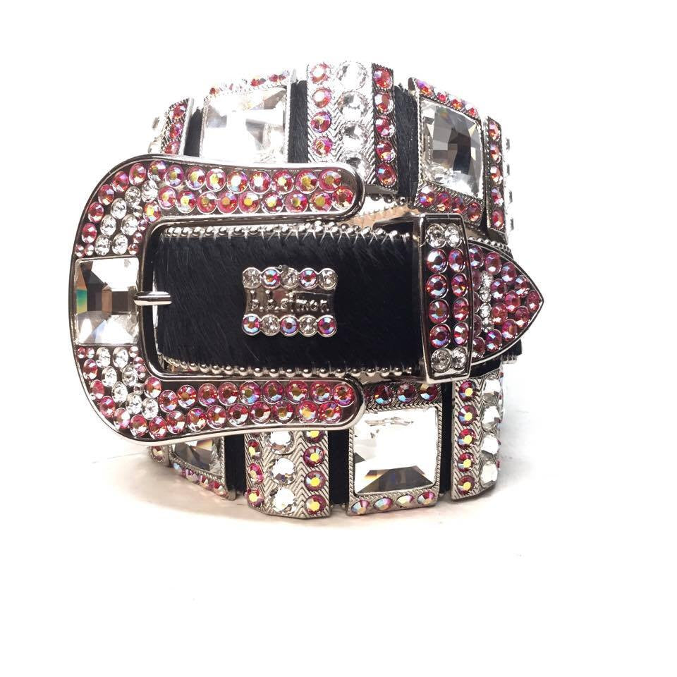 b.b. Simon 417-NI Strawberry Monster Crystal Belt - Dudes Boutique