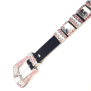 b.b. Simon 417-NI Strawberry Monster Crystal Belt - Dudes Boutique