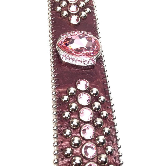 b.b. Simon 6079-B83 Pinks Eye Crystal Belt - Dudes Boutique