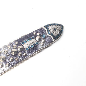 b.b. Simon "Blue Lakes" Crystal Belt - Dudes Boutique