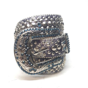 b.b. Simon "Blue Lakes" Crystal Belt - Dudes Boutique