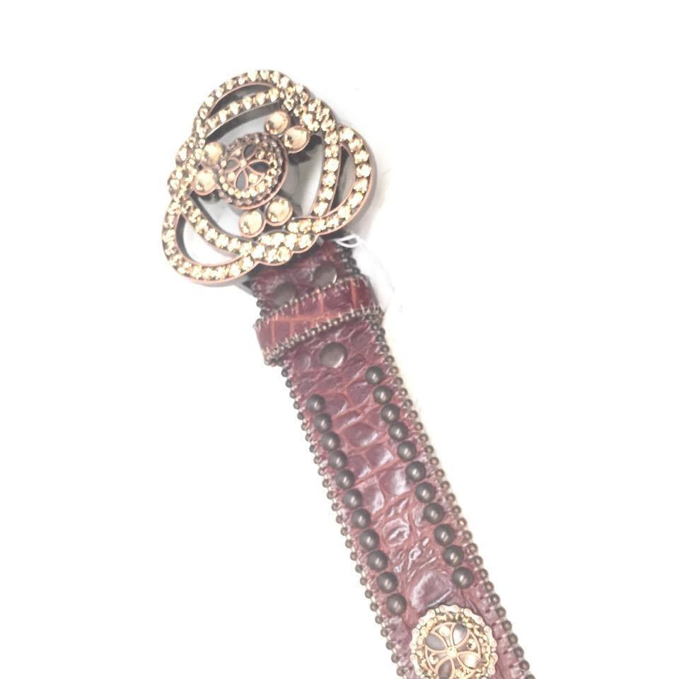 b.b. Simon "Bronze Dominatrix" Crystal Belt - Dudes Boutique