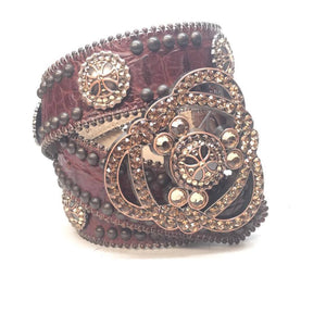 b.b. Simon "Bronze Dominatrix" Crystal Belt - Dudes Boutique