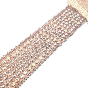 b.b. Simon "Thick Gold Studded" Crystal Belt - Dudes Boutique