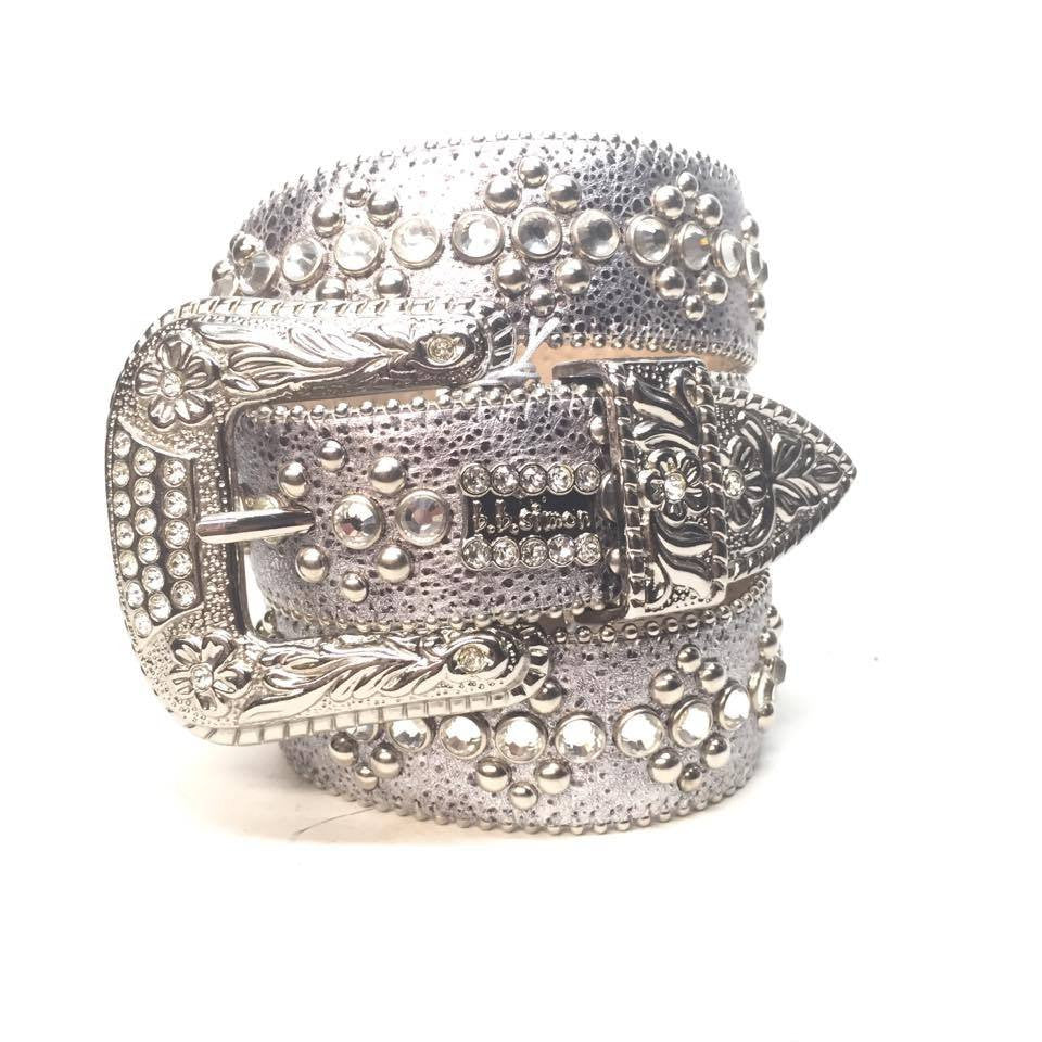 b.b. Simon "Ice Capsule" Swarovski Crystal Belt - Dudes Boutique