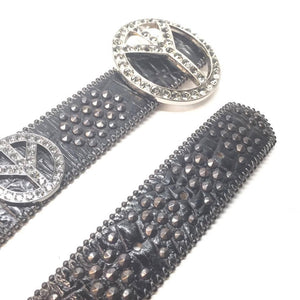 b.b. Simon "Love Wins" Crystal Belt - Dudes Boutique