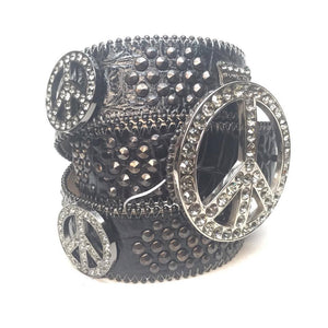 b.b. Simon "Love Wins" Crystal Belt - Dudes Boutique