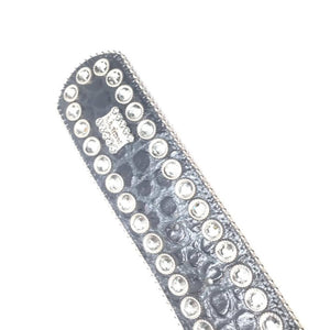 b.b. Simon "Thick Fully Loaded Gator" Crystal Belt - Dudes Boutique