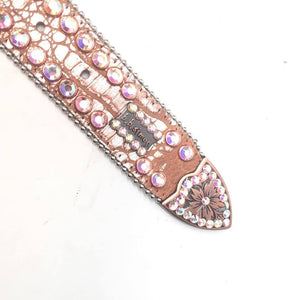 b.b. Simon "Bronze Bully" Crystal Belt - Dudes Boutique