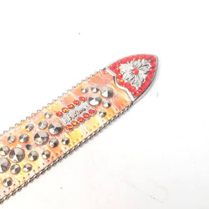 b.b. Simon "Red Candy Croc" Crystal Belt - Dudes Boutique
