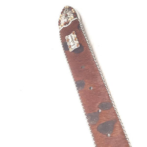 b.b. Simon "Pony Hair Horseshoe" Crystal Belt - Dudes Boutique