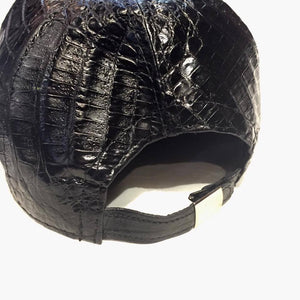 Kashani Black All Over Alligator body Strap-back Hat - Dudes Boutique