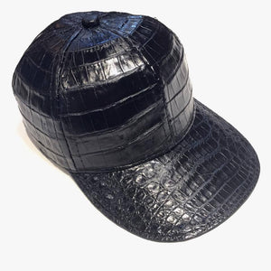 Kashani Black All Over Alligator body Strap-back Hat - Dudes Boutique